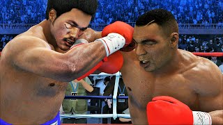 Mike Tyson vs George Foreman Full Fight  Fight Night Champion Simulation [upl. by Haonam]