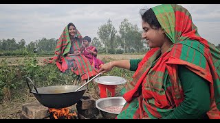 আয়াত এখন তারার মত রাগ করা শিখে গেছে  Village life with Shampa  Doyel Agro [upl. by Kcirdnek]