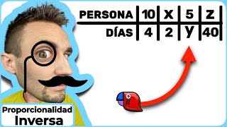 ✅ Problema de CONSTRUCCIÓN con magnitudes INVERSAMENTE PROPORCIONALES Regla de tres INVERSA R3 [upl. by Mccurdy]