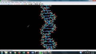 Modelling DNA sequence using HyperChem [upl. by Boles510]