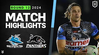 NRL 2024  Sharks v Panthers  Match Highlights [upl. by Irbua]