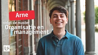 Arne volgt de master Organisatie en management aan UAntwerpen [upl. by Willet]