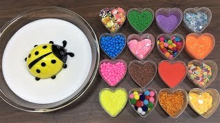 Mixing Random Things into Slime  Slimesmoothie  Satisfying Slime Video [upl. by Anirb]