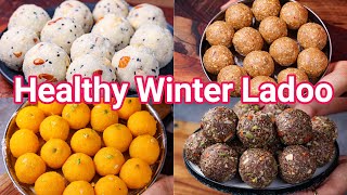 Healthy Must Have Winter Ladoo Recipes  Protein Rich Easy Laddus  High Energy Laddu Recipes [upl. by Inatsed540]