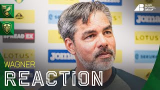 REACTION  Norwich City 00 Leeds United  David Wagner [upl. by Ased810]