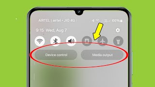 How to remove device control amp media output kaise hataye  Samsung Galaxy Phone [upl. by Assirehs]