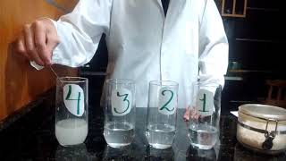 Experimento Química Disoluciones Químicas [upl. by Eusassilem550]