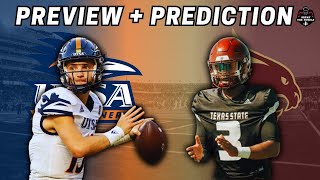 UTSA vs Texas State Preview  Prediction  Is UTSA a group of 5 playoff team  CFB 2024 [upl. by Wadell175]