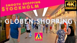 Stockholm shopping mall Globen Shopping 4K [upl. by Llehcsreh]