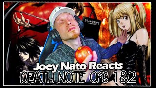 Joey Nato Reacts to Death Note OPENINGS [upl. by Fryd277]