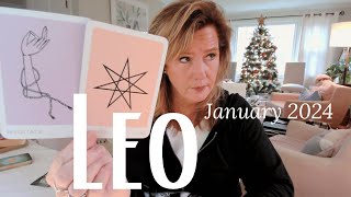 LEO  WHOA Your Guides Are Trying To Get Your Attention  January 2024 Zodiac Tarot Reading [upl. by Laeria]