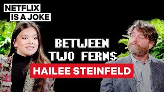 Hailee Steinfeld Between Two Ferns with Zach Galifianakis  Netflix Is A Joke [upl. by Allebara]