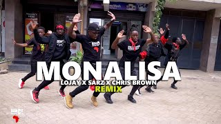 MONALISA Remix  LOJAY Official Dance Video ft Sarz amp Chris Brown  Dance Republic Africa [upl. by Pytlik]