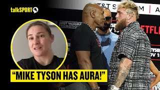 ITS LOSE LOSE FOR JAKE PAUL 🫣 Katie Taylor Starts Rematch Mind Games EARLY amp PRAISES Mike Tyson 🍿 [upl. by Idna]