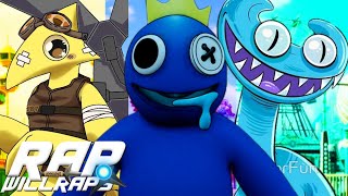 Azul Babão YELLOW E CIAN VEM   RAP RAINBOW FRIENDS 2  WILLRAPS [upl. by Notlek]