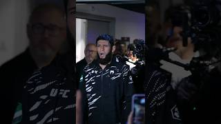 Khamzat Chimaev was hyped up before his fight with Robert Whittaker [upl. by Orlina]