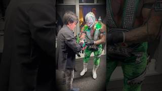 Behind the scene ReyMysterio in Wrestlemania 40 WWE [upl. by Ueihttam434]