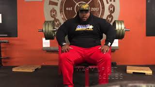 ROAD TO 800lb BENCHPRESS  JULIUS MADDO  700lbs X 3 Reps [upl. by Oloapnaig]