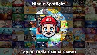 Top 80  Best Indie Casual Games on the Nintendo Switch [upl. by Sedrul]