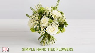 Flower Arrangement Tutorial Simple Hand Tied Flowers [upl. by Noevad]