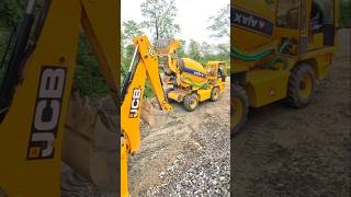 Jcb amp Ajax mixer working video 🤣😭 jcb ajax bulldozer tractor excavator jcbtoys automobile [upl. by Aleedis]