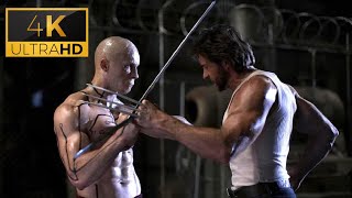 Wolverine vs Deadpool  Fight Scene  XMen Origins Wolverine 2009  4K ULTRA HD [upl. by Coral]