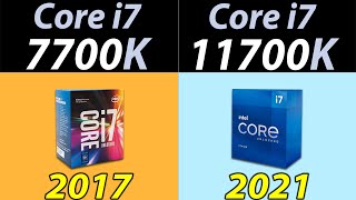 i77700K Vs i711700K  How Much Performance Difference [upl. by Feil]