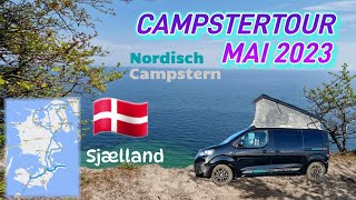 Dänemark Sjælland 1 Woche mit dem Campster unterwegs Møns KlintHelsinørStevens Klint Hillerød [upl. by Ahiel499]