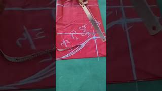 Sleeves cutting  baju cutting easy method fashion shorts trending [upl. by Ikceb]