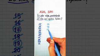 6SINIF🟢ASAL SAYI🟢 Kendisi ve 1️⃣ Hariç Hiçbir Sayıya Bölünmezler➡️ asalsayılar ✅️✅️ [upl. by Gaskill]