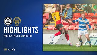 Partick Thistle vs Greenock Morton  William Hill Championship  Match Highlights [upl. by Docila]