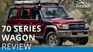 Toyota LandCruiser 70 Series Wagon 2022 Review carsalescomau [upl. by Sanborne]