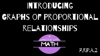 Illustrative Mathematics Grade 7 Unit 210  Introducing Graphs of Proportional Relationships [upl. by Dorolisa]