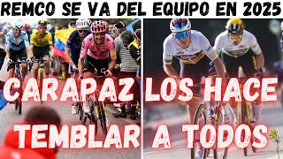 CARAPAZ PONE A TEMBLAR A TODOS EN LA VUELTA A ESPAÑA 2024REMCO SE VA DEL EQUIPO [upl. by Hana]