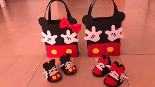 Dulceros de Mickey y Minnie mouse de goma eva [upl. by Summers756]