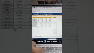 Menggabungkan Berbagai data ke Satu Kolom excel belajarexcel exceltips exceltutorial [upl. by Delacourt]