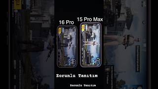 iPhone 16 Pro ve iPhone 15 Pro Max Pubg Testi iphone16pro pubg [upl. by Dunham]