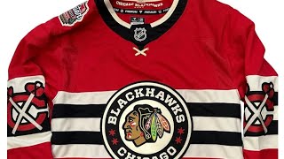 LEAKED The Chicago Blackhawks Winter Classic jersey revealed [upl. by Ahsets]