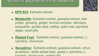 Pharmacodynamic Mechanisms Ephedra [upl. by Drawyeh]