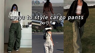 How to style Cargo Pants chic and versatile styling [upl. by Aloap97]