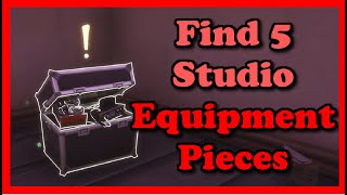 Find 5 Pieces Of Broadcasting Studio Equipment  Radio Free Plankerton Main Quest Fortnite STW [upl. by Vedis]