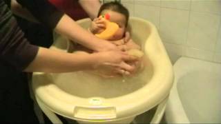 Baby baden Video  babyfande [upl. by Enamrej]