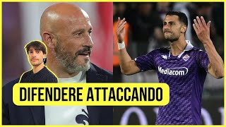 Il PRESSING PERFETTO della Fiorentina di Italiano  Con Lavagna Tattica [upl. by Kostman]