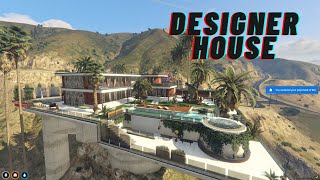 Designer House FiveM MLO Stunning Interior and Exterior [upl. by Zanze677]