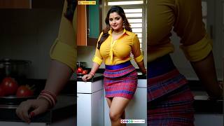 AI Model Lookbook Plus Size Indian Beauty Slaying Blouse amp Skirt Combo Shorts indianbeautyqueenai [upl. by Notyard40]