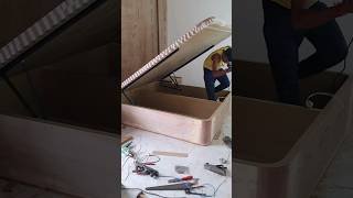 Round Bed making work woodworking beddesign shortvideo [upl. by Enitsenre337]