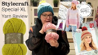 Stylecraft Special XL Yarn Review  Super Chunky Knitting Yarn [upl. by Nnairam]