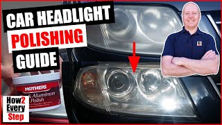 How to polish headlights  clean amp restore without sanding Mothers [upl. by Notlimah55]