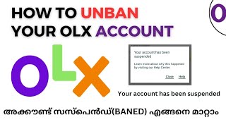 OLX account suspended problem  how to unbanned OLX suspended account 23 OLX banned acc recovery [upl. by Aelyak436]