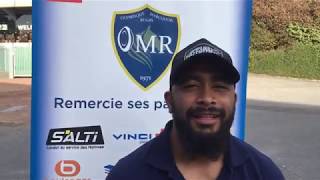 INTERVIEW DE JEANNICK OUASSIERO APRES LE MATCH OMR  ARRAS [upl. by Ecirahc]